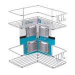 Cantoneira Dupla Cromada Com Ventosa Fixa 1301 Arthi - Imagem 5