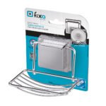 Saboneteira Cromada Fixação Por Ventosa Fixa 1305 Arthi - Imagem 3