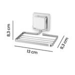 Saboneteira Piatina Cromada 3M 1323 Arthi - Imagem 4