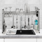 Rack II Organizador De Pia Cromado 1402 Arthi - Imagem 3