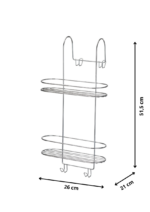 Suporte Duplo Para Shampoo Organização Para Box 1502 Arthi - Imagem 3