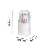 Porta Escova E Pasta Dental Com Tampa 1535 Arthi - Imagem 3