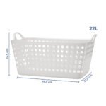 Cesto Retangular Flexível 22 Litros 1577 Arthi - Imagem 5