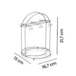 Suporte Para Xícaras De Café Art Cook Cromado 1616 Arthi - Imagem 3