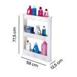 Organizador Multiuso Com Rodizios Branco 1840 Arthi - Imagem 9