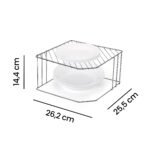 Cantoneira De Apoiar Cromado Linha Organiza 1857 Arthi - Imagem 2