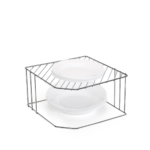 Cantoneira De Apoiar Cromado Linha Organiza 1857 Arthi