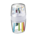 Porta Escovas E Pasta PS Cristal Com Tampa 1914 Arthi