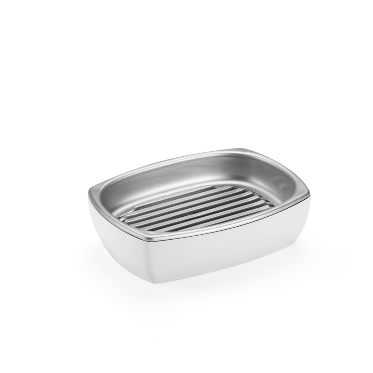 6653992-1200.png Saboneteira Aço Escovado Branco Conceito 1927 Arthi - Imagem 1