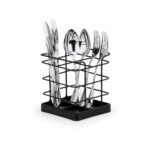 Porta Talheres Com Divisórias Black 2363 Arthi - Imagem 2