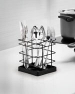 Porta Talheres Com Divisórias Black 2363 Arthi - Imagem 4