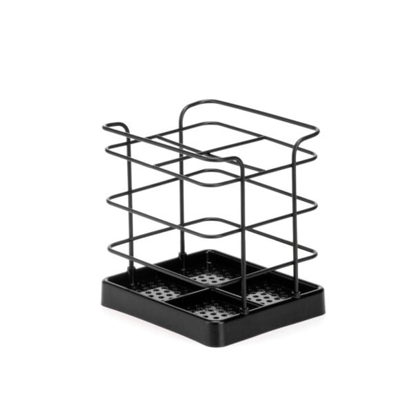 Porta Talheres Com Divisórias Black 2363 Arthi