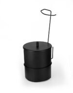 Suporte Para Papel E Lixeira 5L Black Life 2454 Arthi - Imagem 3