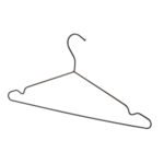 Conjunto 6 Cabides Tintura Com Cavas Black 2498 Arthi - Imagem 3