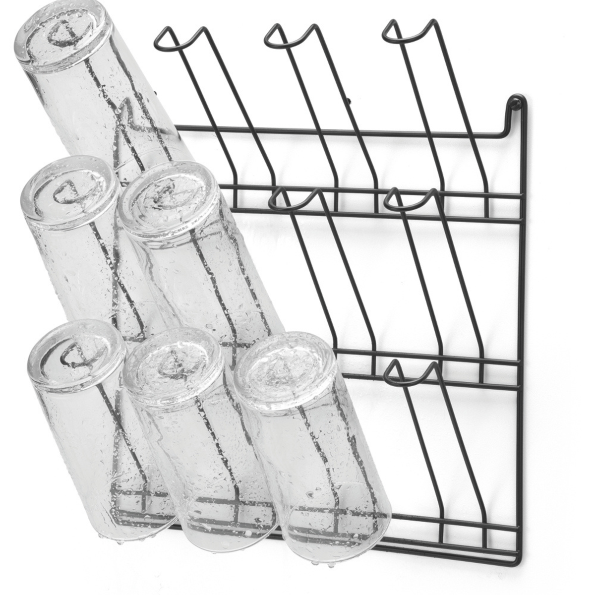 6659602-1200.png Porta Copos De Parede Black Suporta 12 Copos 2500 Arthi - Imagem 1