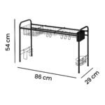 Rack 11 Organizador de Pia Black 2540 Arthi - Imagem 4