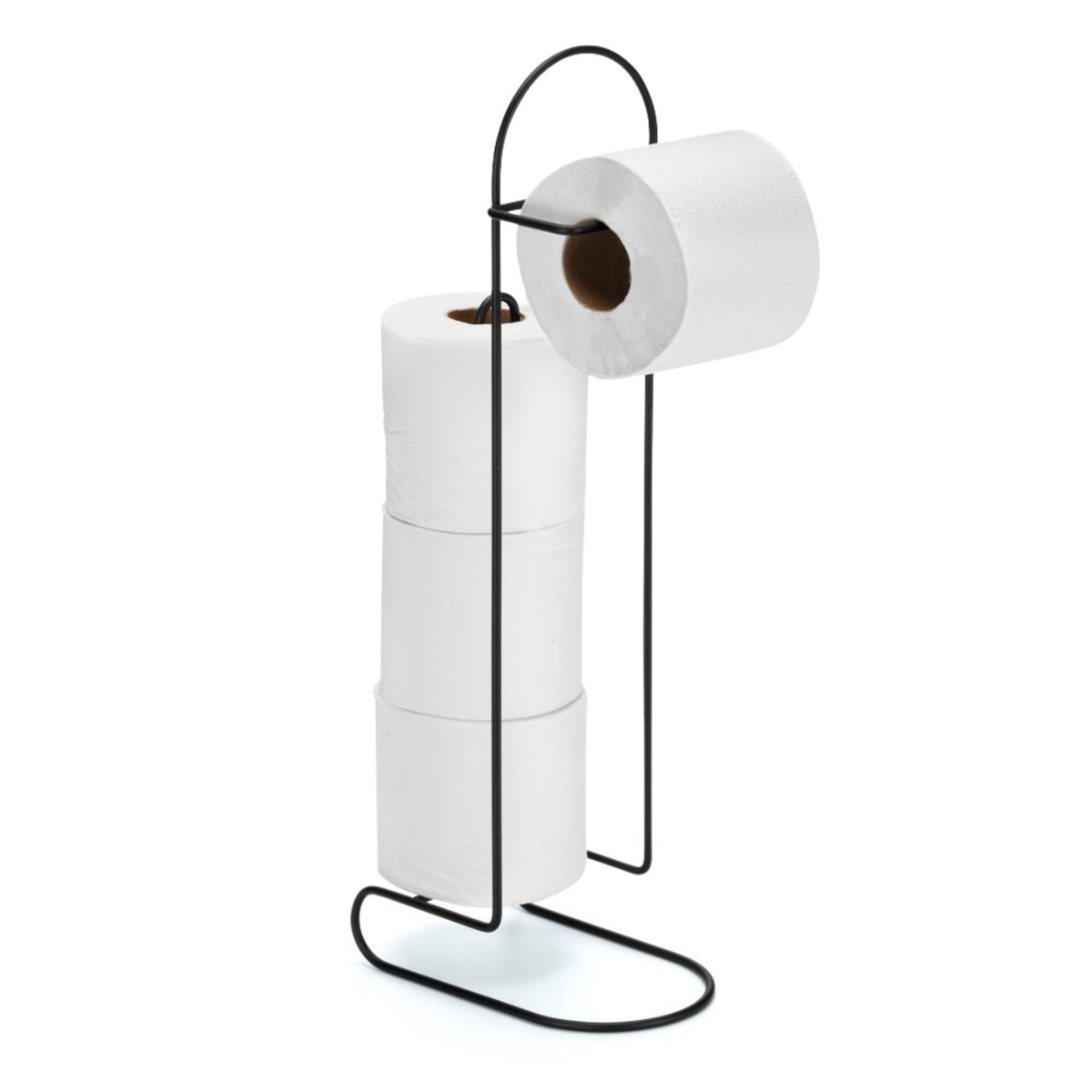 6661010-1200.png Suporte De Papel Higiênico 4 Rolos Black 2563 Arthi - Imagem 1
