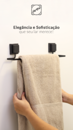 Porta Toalha De Banho Black 3M 2571 Arthi - Imagem 7