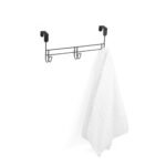 Suporte De Porta Para Toalhas 3 Ganchos Black 2582 Arthi - Imagem 2