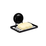 Saboneteira Black Ventosa Redonda 2601 Arthi