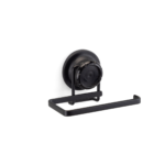 Porta Papel Higienico Black Ventosa Redonda 2602 Arthi