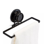 Porta Toalha de Rosto Black Ventosa Redonda 2603 Arthi