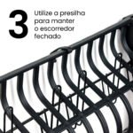 Cook Home Gaivota Escorredor Black 2631 Arthi - Imagem 7