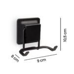 Gancho Duplo Ultra Black Ventosa Quadrada 2650 Arthi - Imagem 2