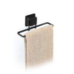 Porta Toalha De Rosto Ultra Black Ventosa Quadrada 2653 Arthi - Imagem 2