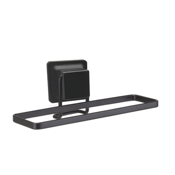 Porta Toalha De Rosto Ultra Black Ventosa Quadrada 2653 Arthi
