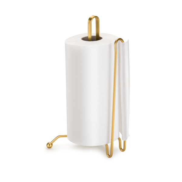 Porta Rolo Para Papel Toalha Dourado 3204 Arthi