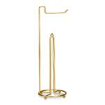 Porta Rolo De Papel Higiênico Dourado Fosco 3224 Arthi - Imagem 2