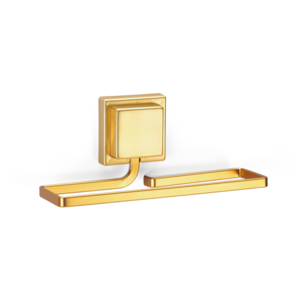 Porta Toalha De Rosto Dourado Fosco Piatina 3M 3251 Arthi