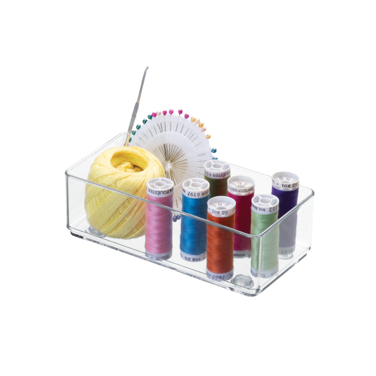 6664655-1200.png Organizador De Gaveta 500ml PS Cristal 3294 Arthi - Imagem 1