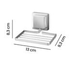 Saboneteira Aço Escovado Piatina 3M 3346 Arthi - Imagem 4