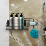 Porta Shampoo Com Saboneteira Black 3M 3434 Arthi - Imagem 2