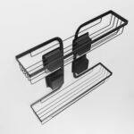 Prateleira Dupla Ultra Black Ventosa Retangular 2656 Arthi - Imagem 4