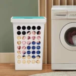 Cesto De Roupas Retangular Com Tampa 43LTS 5903 Arthi - Imagem 2