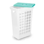 Cesto De Roupas Retangular Com Tampa 43LTS 5903 Arthi - Imagem 3