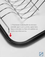 Escorredor Master Preto Com Bandeja 1043 Arthi - Imagem 6