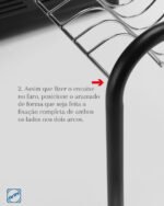 Escorredor Master Preto Com Bandeja 1043 Arthi - Imagem 7