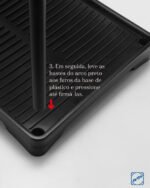 Escorredor Master Preto Com Bandeja 1043 Arthi - Imagem 8