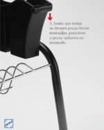 Escorredor Master Preto Com Bandeja 1043 Arthi - Imagem 9