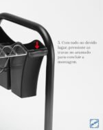 Escorredor Master Preto Com Bandeja 1043 Arthi - Imagem 10