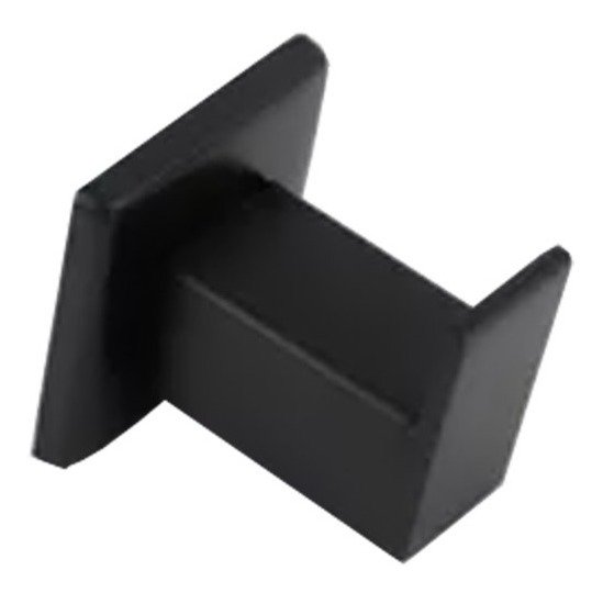 714484.jpg Cabide Gardenia Barra Chata 3/4 Inox Preto Metais Banheiro - Imagem 1