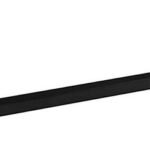 Porta Toalhas Toalheiro 60cm Quadrada Inox Preto - Gardênia