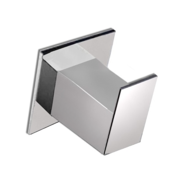 Cabide Gancho Banheiro Inox 304 Polido Premium Cilento Steel - Anti-Corrosão Litoral