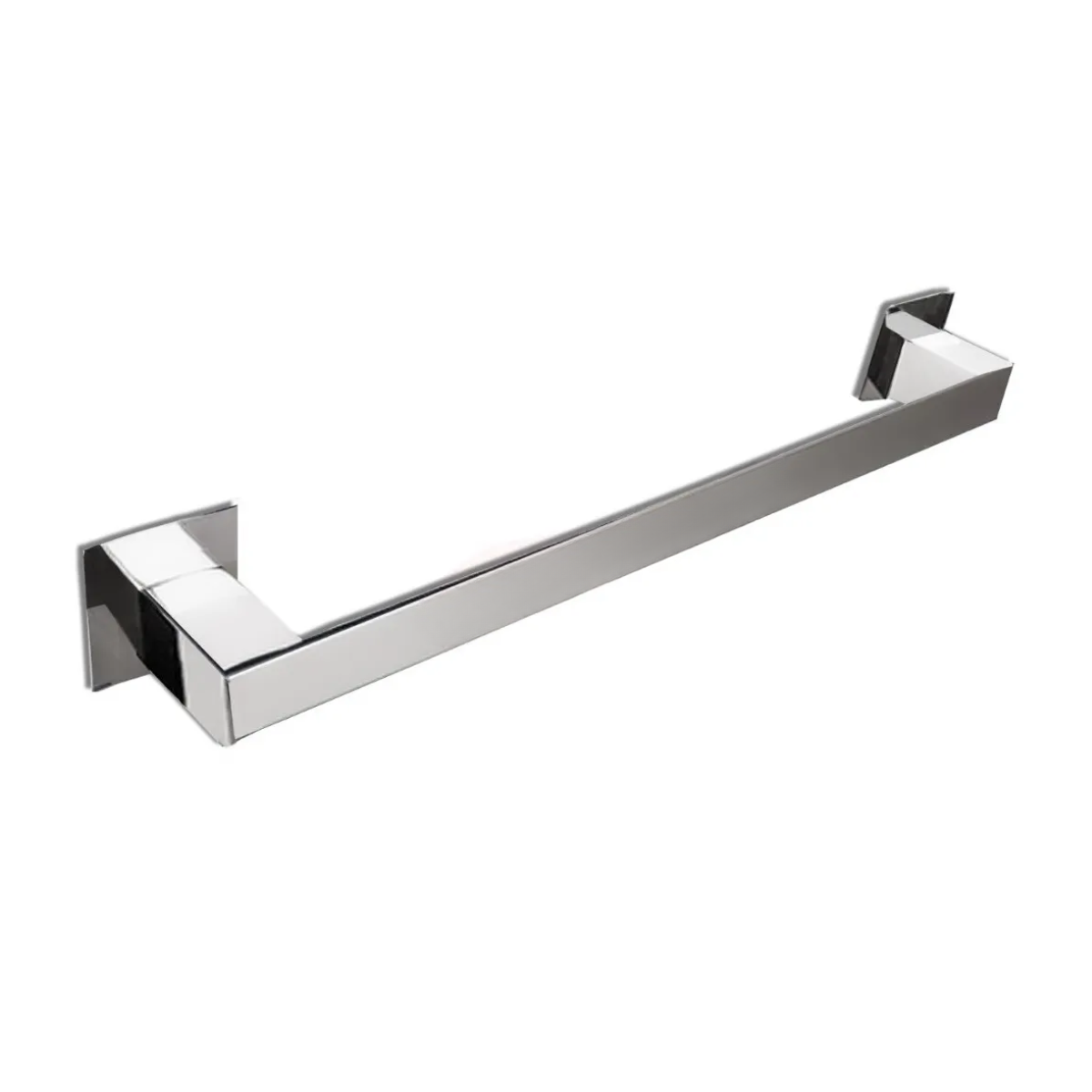 9108853.png Porta Toalha Banho 45cm Inox 304 Polido Steel Cilento - Não Enferruja - Imagem 1