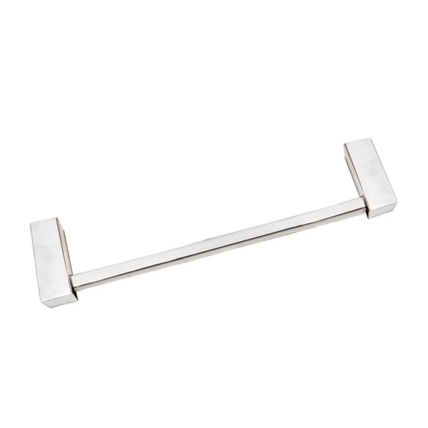 Porta Toalha Banheiro 70cm Inox 304 Quadrado Ilhéus Cilento - Não Enferruja