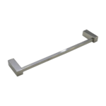 Porta Toalha Banheiro Quadrado Inox 304 Polido 45cm Ilhéus Cilento - Não Enferruja - Imagem 2